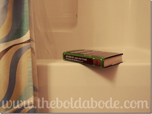 book on tub