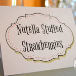 Nutella Stuffed Strawberries Tag
