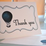 thank you vintage balloon