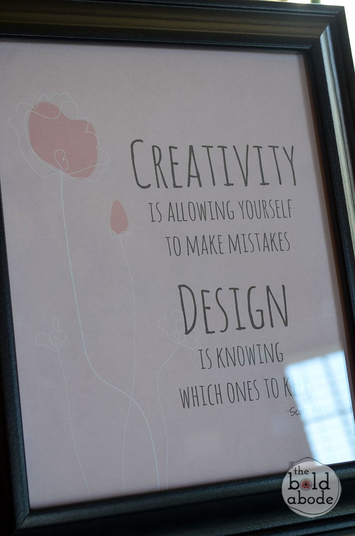 creativity pink - The Bold Abode