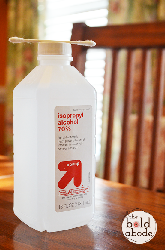 IsopropylAlcoholandQtip The Bold Abode