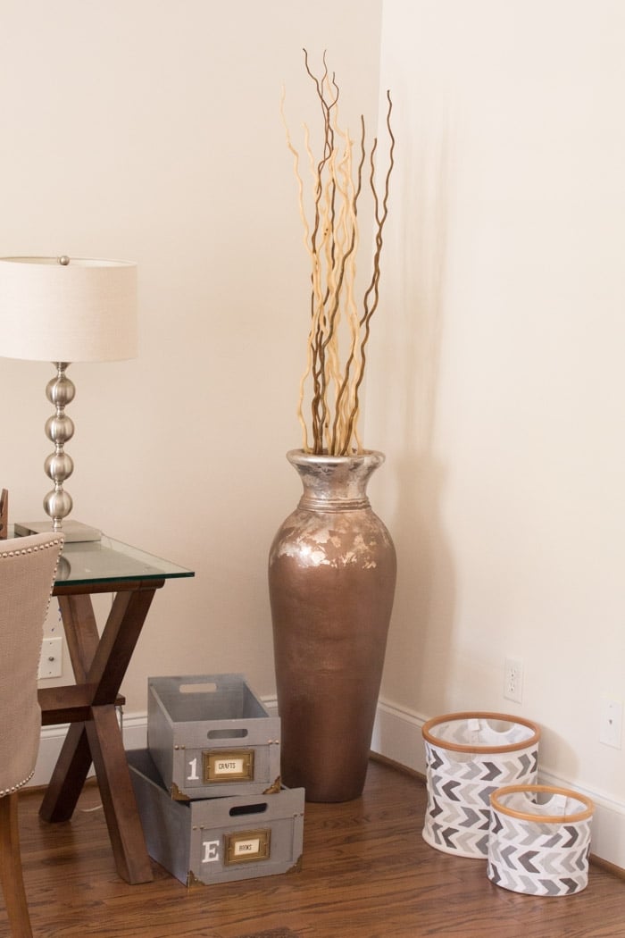 SilverLeafAccentVase13 The Bold Abode