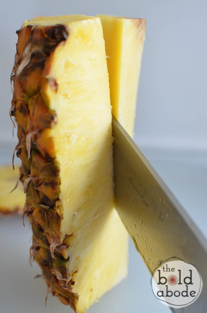 how to cube a pineapple-13