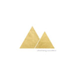 Gold Foil Mountains Printable