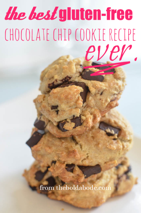 The BEST Gluten Free Chocolate Chip Cookie Recipe EVER.