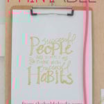 Hand-lettered Successful People Printable