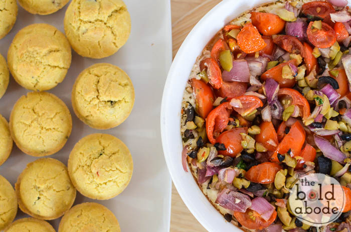 2 olive cornbread and baked feta dip-19