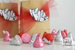 Pucker Up Valentine Treats: A free hand-lettered printable
