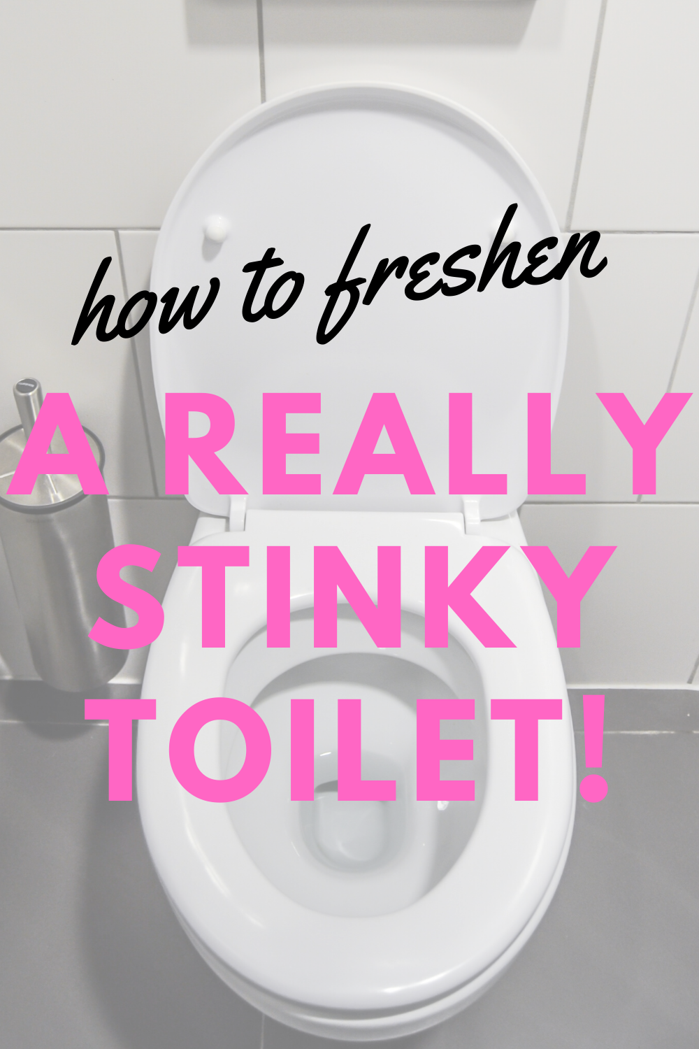 How to Freshen a Really Stinky Bathroom the kind that boys use