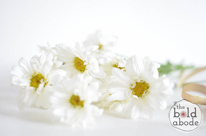 how to make a daisy nosegay-3