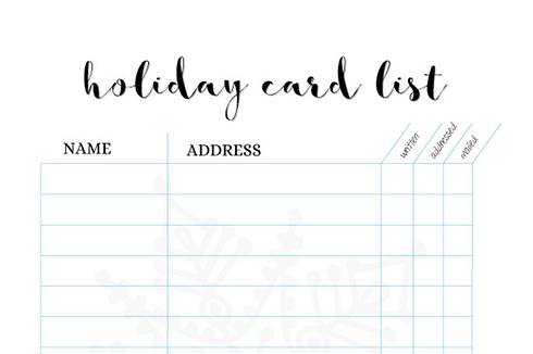 holiday-card-list - The Bold Abode