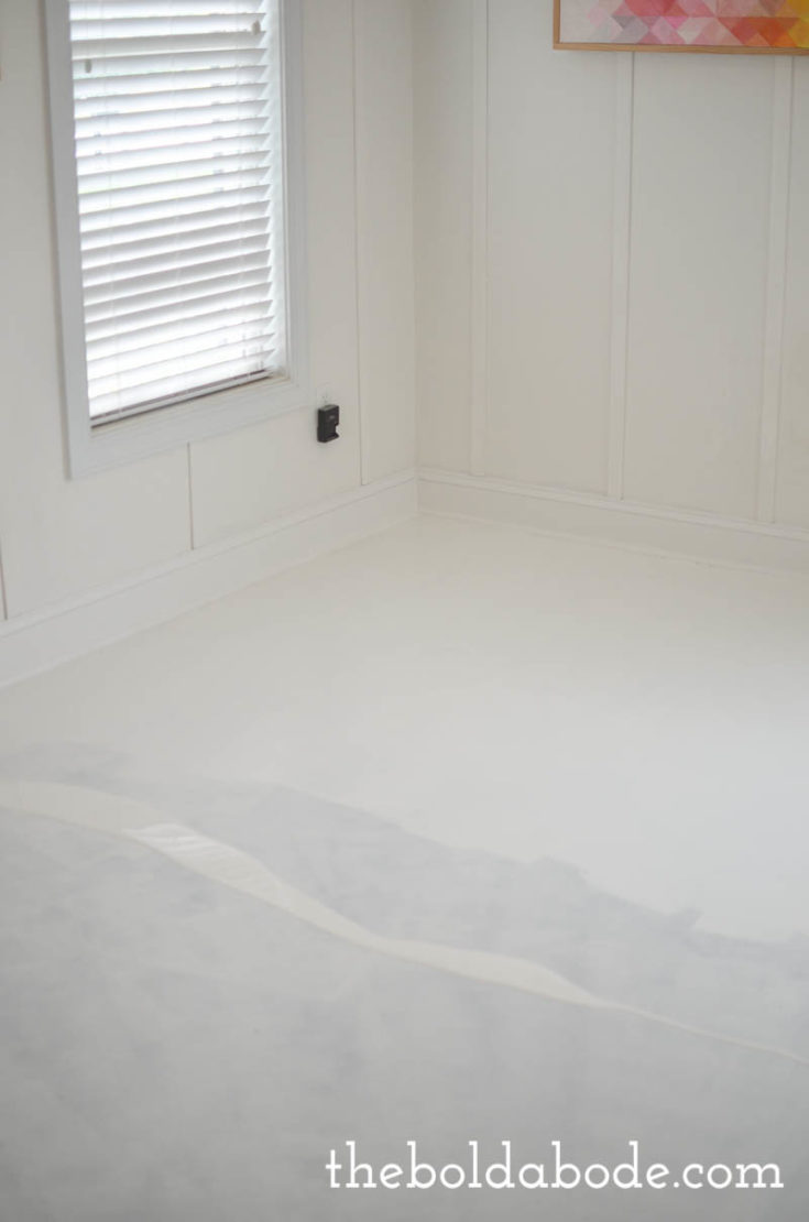 How to Paint a Concrete Slab Floor