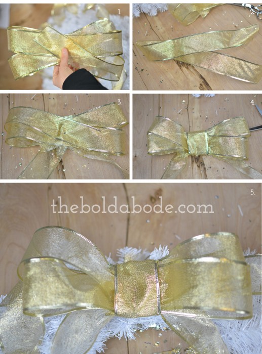 How to Make a Beautiful Double Loop Bow for your Wreath