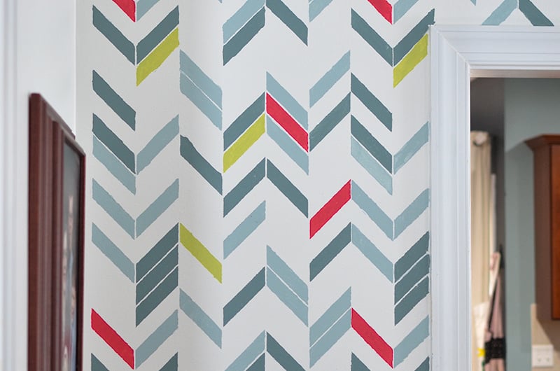 How to Paint Over a Stenciled Wall