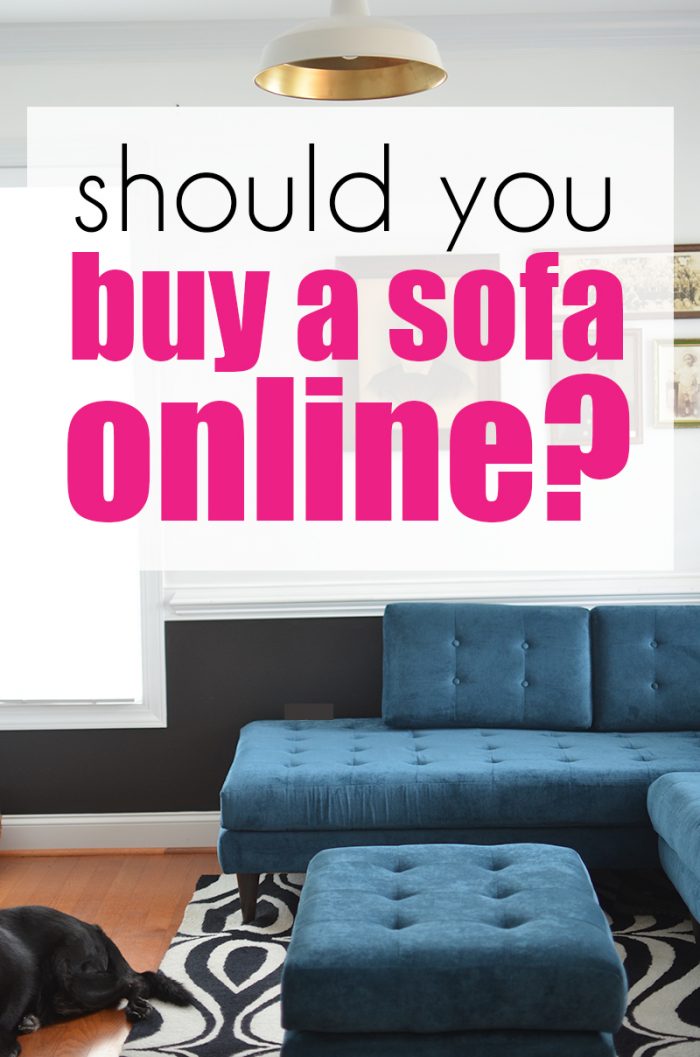 How to buy a sofa online it can be done!