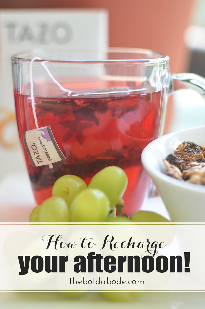 How to Recharge Your Afternoon! Tips for overcoming that 2PM slump by taking a few minutes to recharge! 