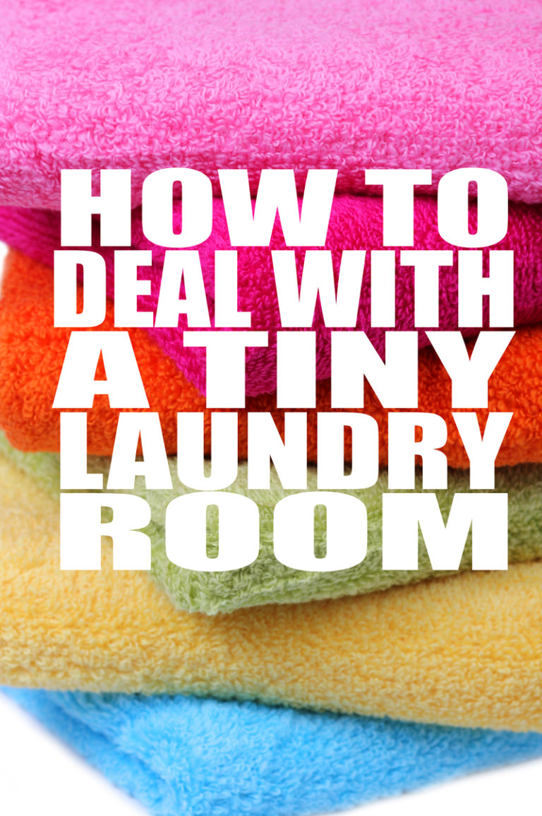 How to Deal with a TINY Laundry Room