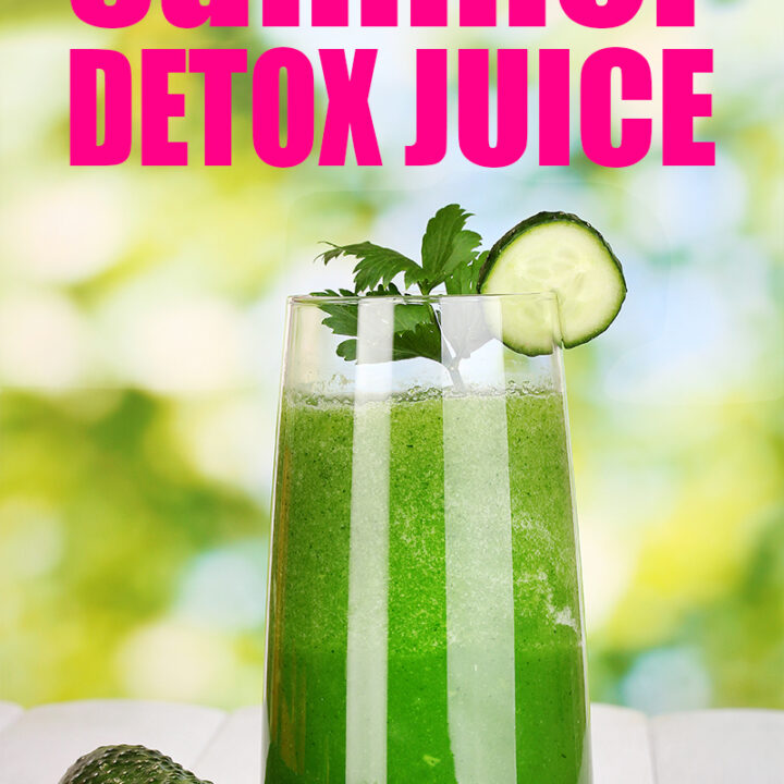 Spicy Green Detox Juice for Summer