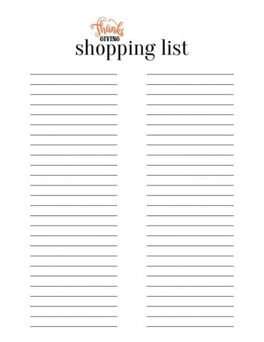 Grab this FREE Thanksgiving Planner and get ready for family fun and a big feast! Pop over and download it today to get your thanksgiving menu and shopping list started. It even includes a free printable that you can print and hang to help jazz up your Thanksgiving vibe!