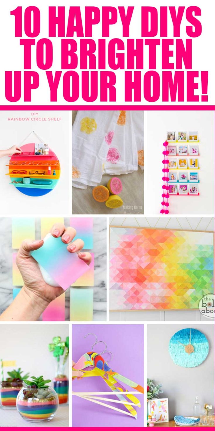 10 Fun DIYs to Brighten Up Your Home! | The Bold Abode