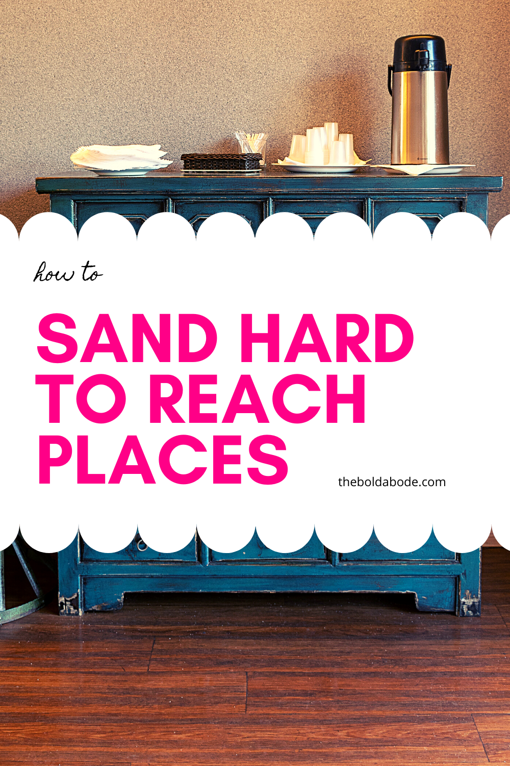 The Secret to Sanding Hard to Reach Places. You'll never use Sandpaper