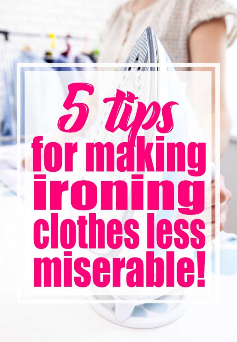 How to Make Ironing Clothes Less Horrible! The Bold Abode