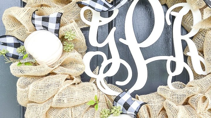 Image for BEAUTIFUL FALL BURLAP WREATH DIY
