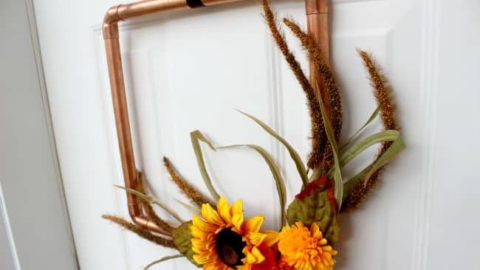 Image for DIY Copper Pipe Wreath for Fall