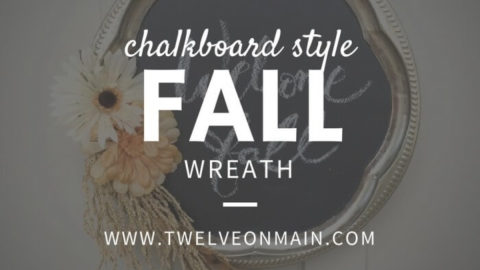 Image for Make this Chalkboard Wreath With Thrift Store Items