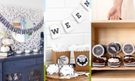 budget friendly halloween ideas, banners, cupcake toppers, etc.