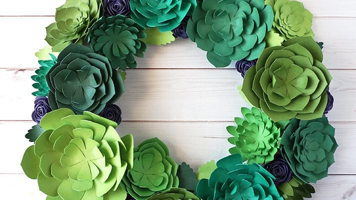 Image for Paper Succulent Wreath