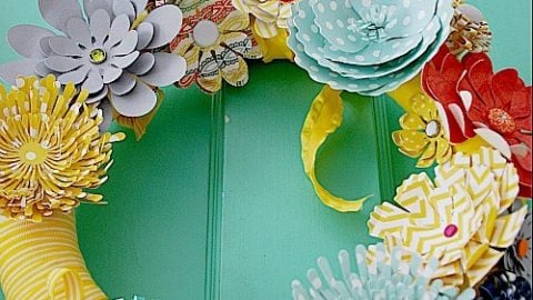 Image for Make a Spring Paper Wreath (tutorial)