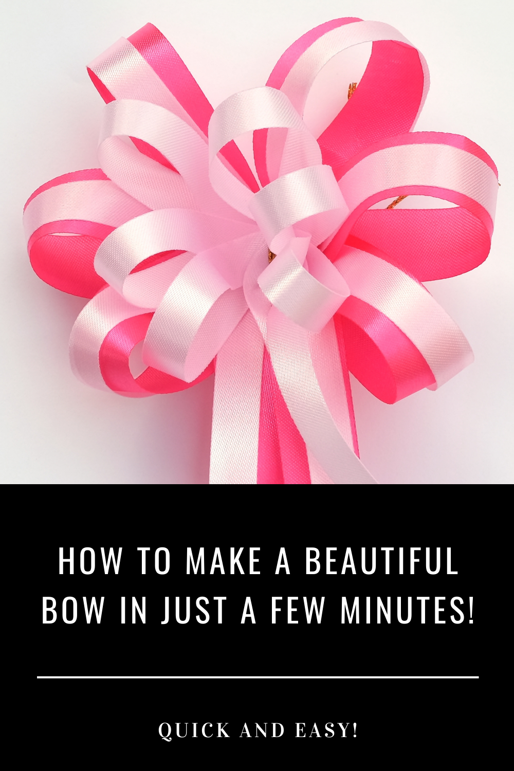 How to Make a Bow The Super Easy Way!