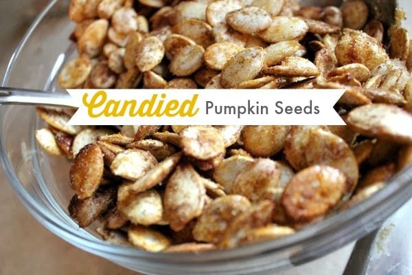 Candied Pumpkin Spice Pumpkin Seeds

