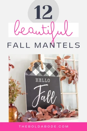 fall mantel ideas