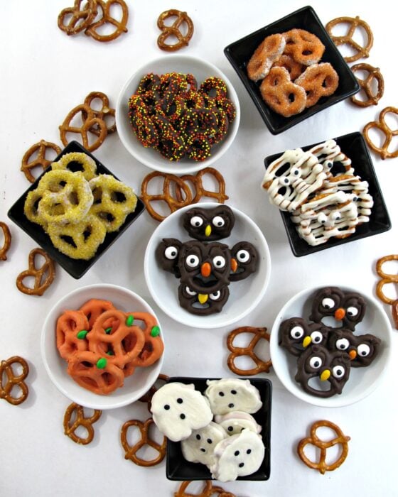 halloween pretzels