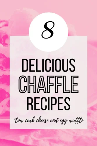 chaffle recipes