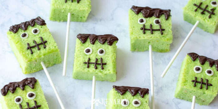 Frankenstein Monster Halloween Cake Pops