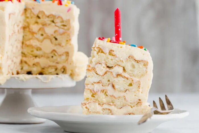 Keto Birthday Cake Chaffle
