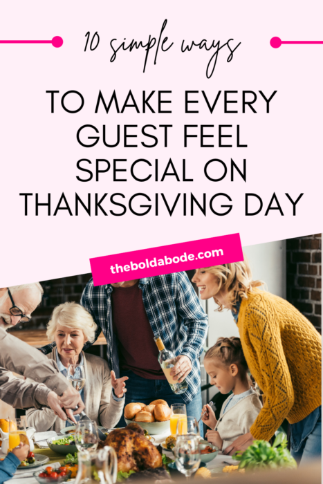 happy family eating thanksgiving dinner together