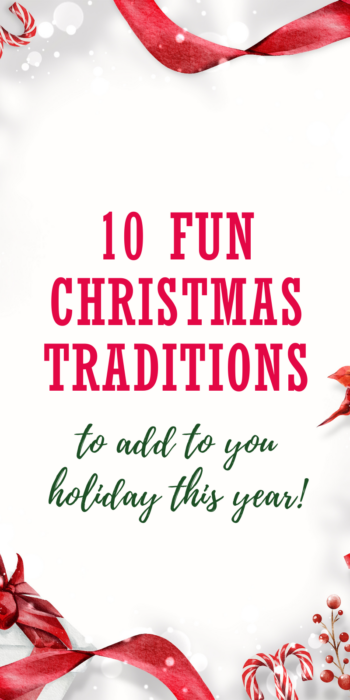 pinterest pin for 10 fun Christmas Traditions