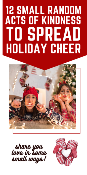 two friends decorating for christmas to spread holiday cheer