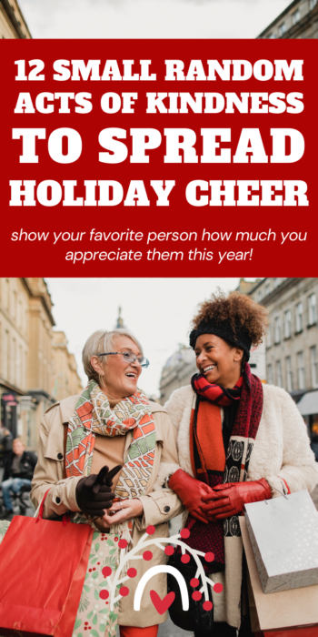two friends spread holiday cheer pinterest pin