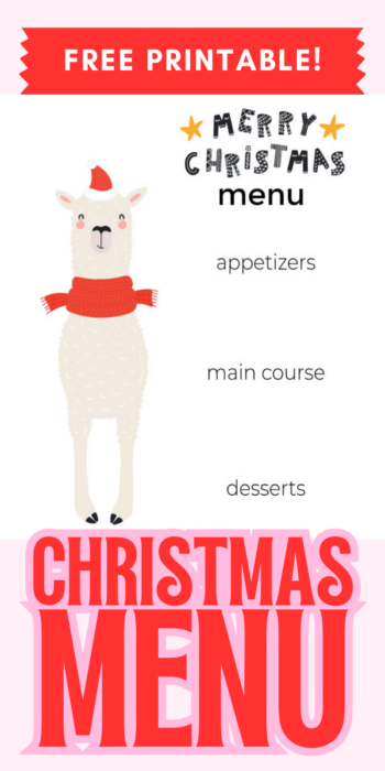 cute llama planner printable pins