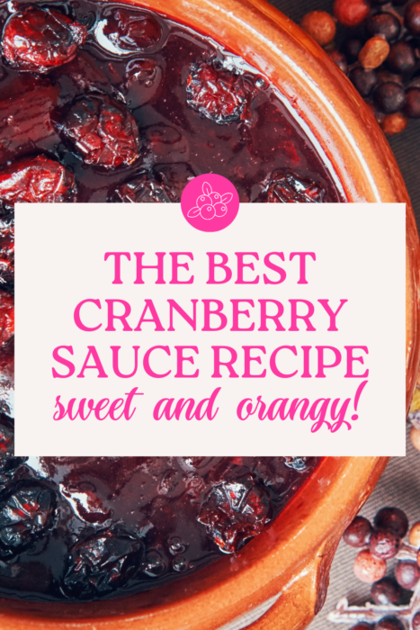 cranberry sauce recipe