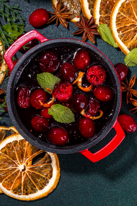 cranberry sauce with oranges