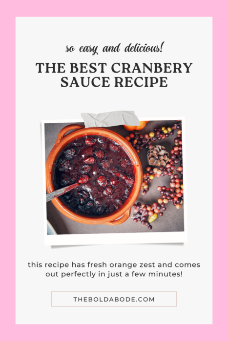 cranberry sauce pin