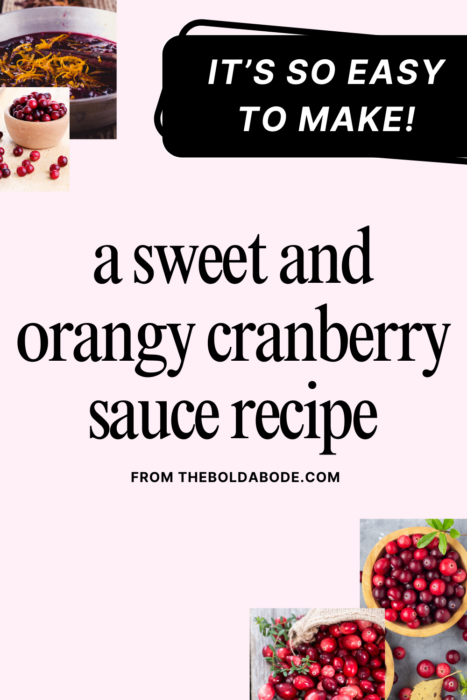 cranberry sauce