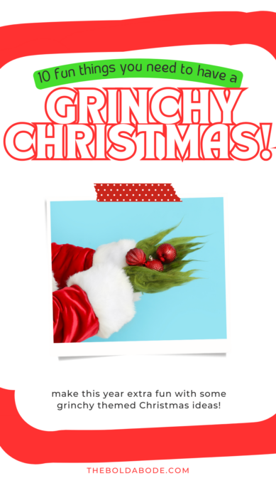 grinch party pin