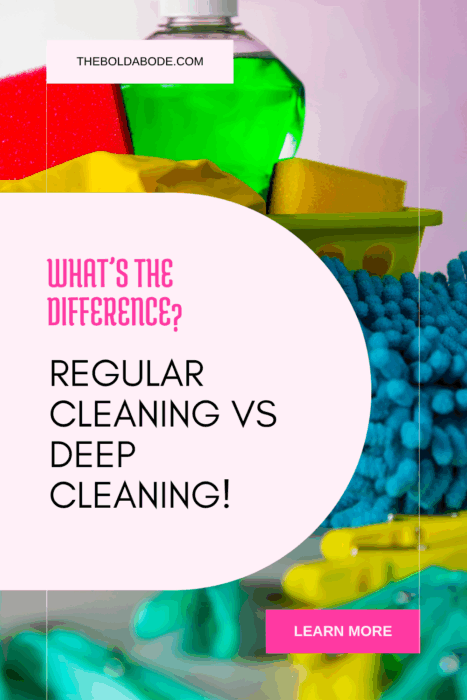 deep cleaning vs regular cleaning